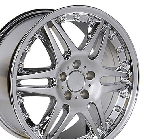 18" Replica MB09 fits Mercedes Benz C Class 18x8.5 Chrome