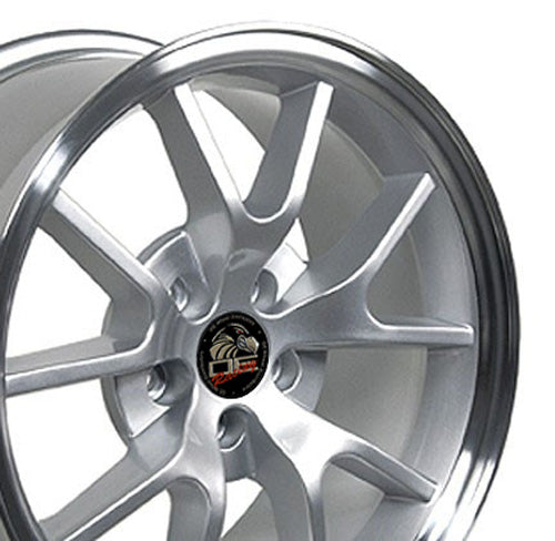 18" Replica FR05 fits Ford Mustang FR500 18x9 Silver