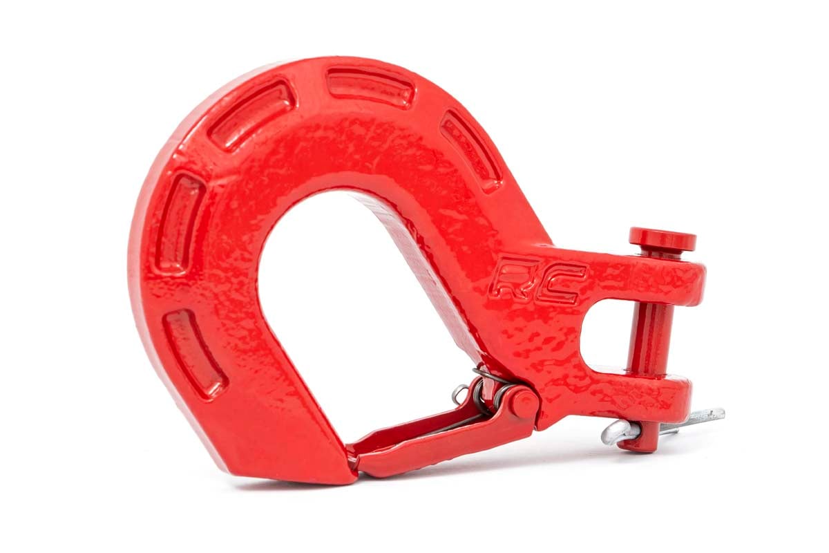 Winch Hook | Forged | Red