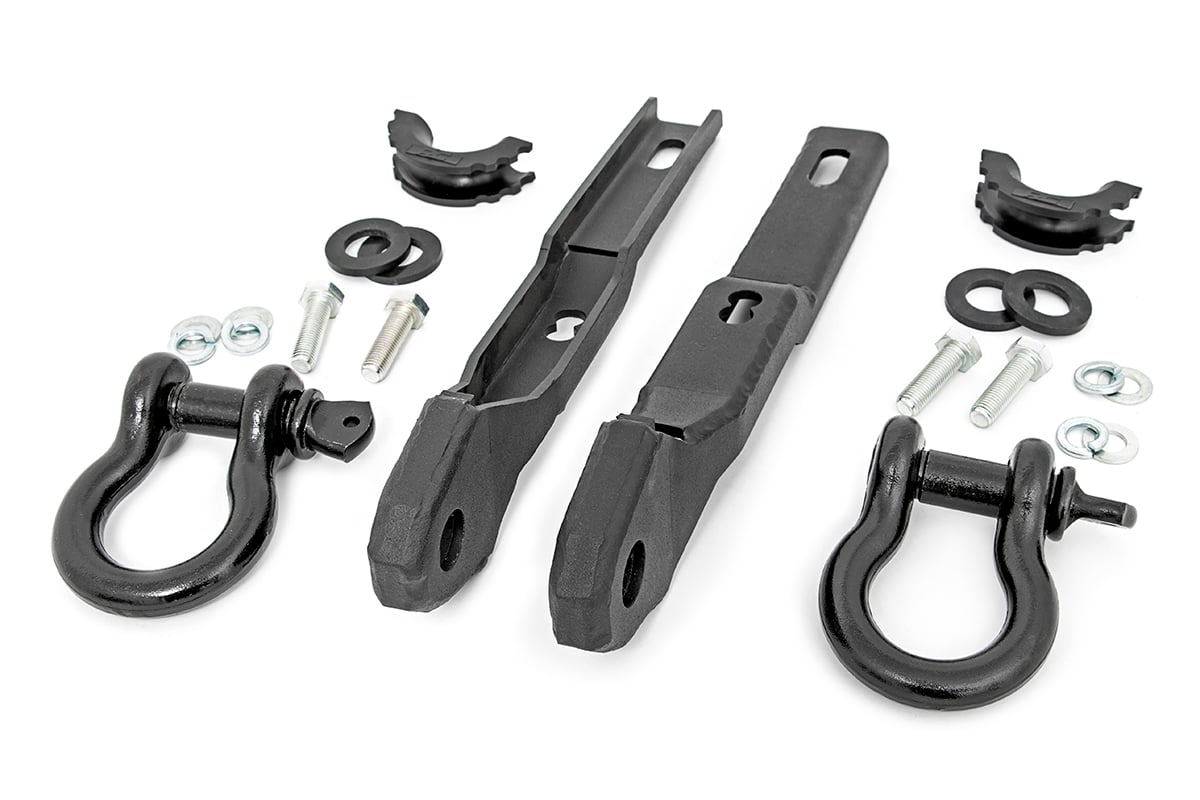 Tow Hook Brackets | D-Ring Combo | Nissan Titan 2WD/4WD (2017-2024)